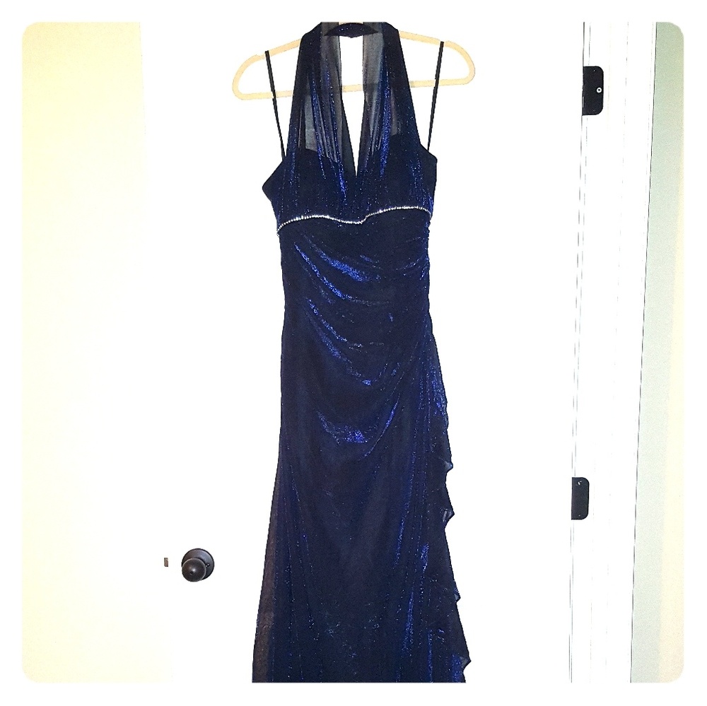 Dark blue prom/evening dress